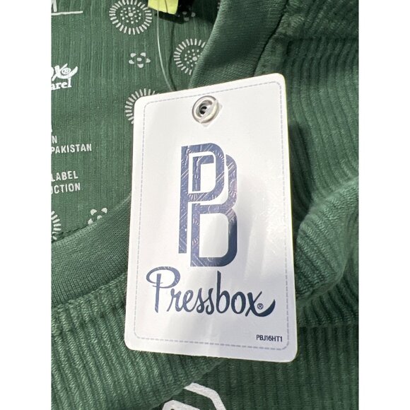 Pressbox Michigan State Pullover Sweatshirt Size M Crewneck Rib Green Comfy NEW - Picture 5 of 6